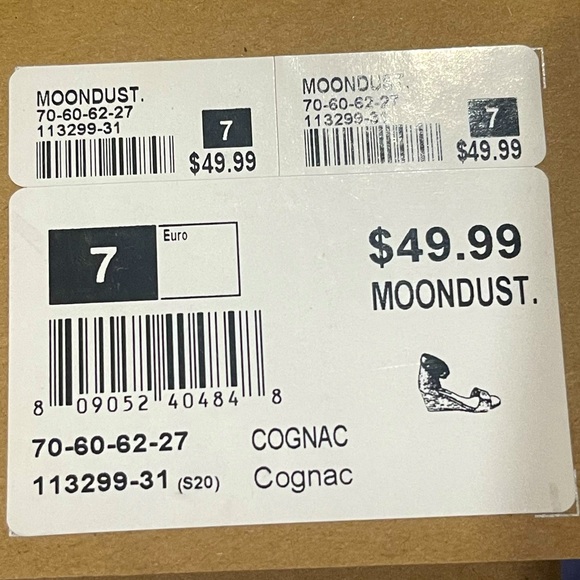 MOONDUST  Women’s Sandal  ( Cognac ) Size 7 NWT - Picture 5 of 5